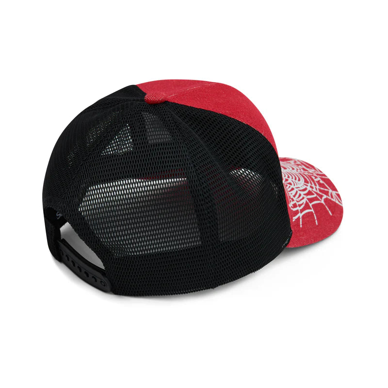 SP5DER DENIM OG WEB V2 TRUCKER RED