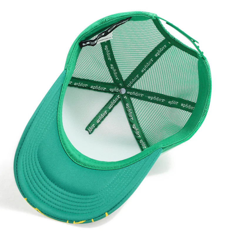 Sp5der OG WEB V2 TRUCKER Green