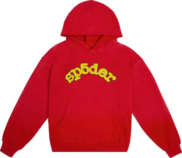 Sp5der OG Logo Hoodie Red