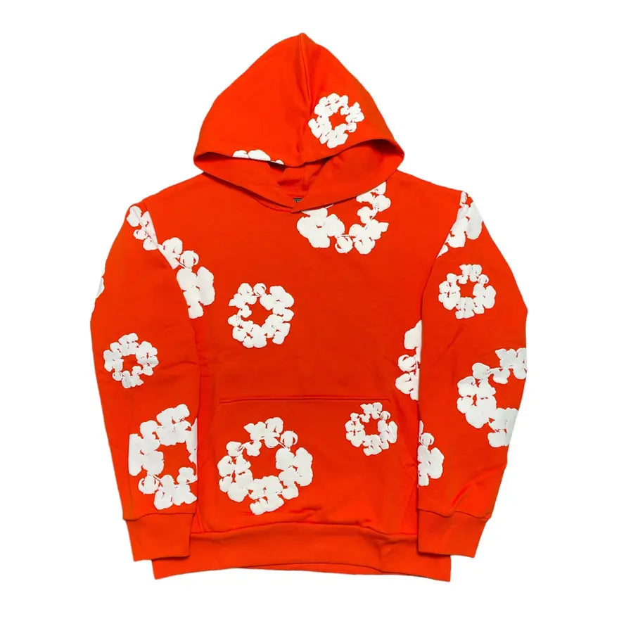 Denim Tears Cotton Wreath Hoodie Orange