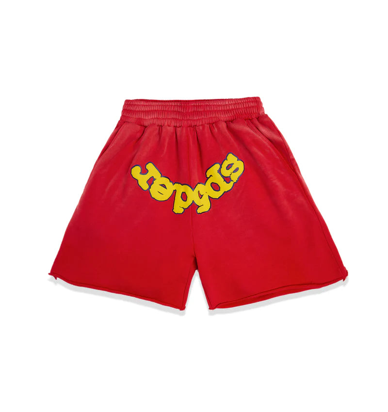 Sp5der OG Short Logo Red