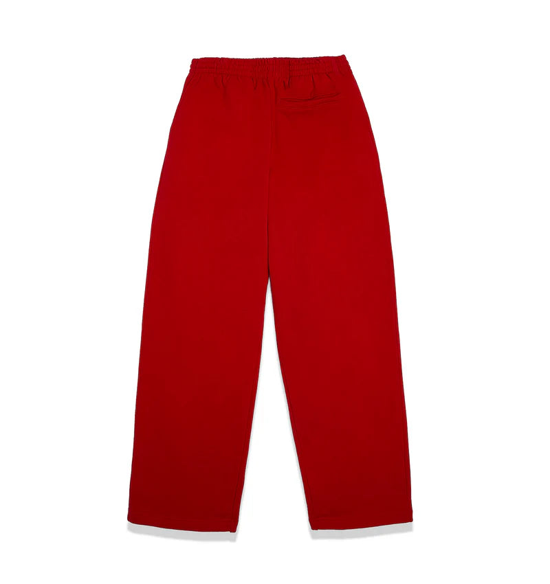 Sp5der Atlanta Open Leg Sweatpants Red