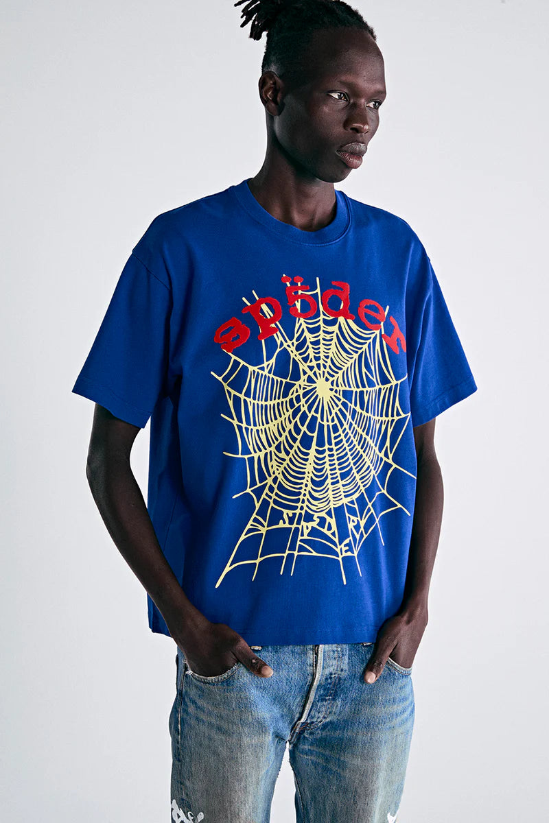 Sp5der LEGACY LOGO HW TEE Navy
