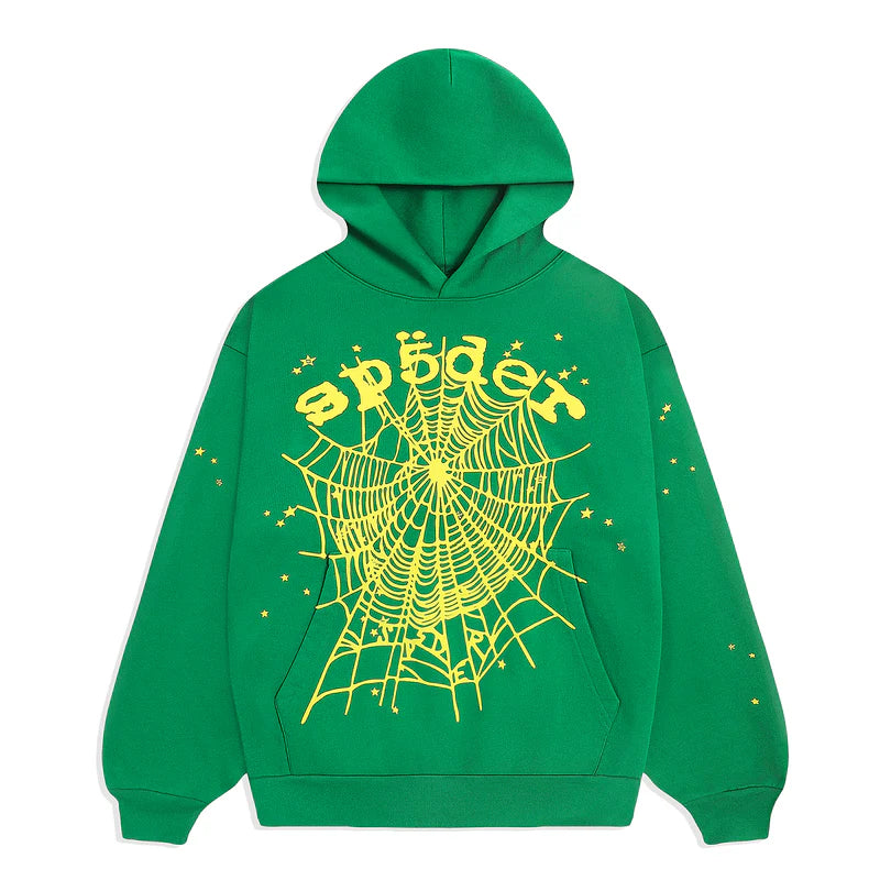 Sp5der OG WEB HOODIE V2 Green
