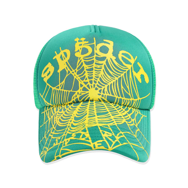 Sp5der OG WEB V2 TRUCKER Green